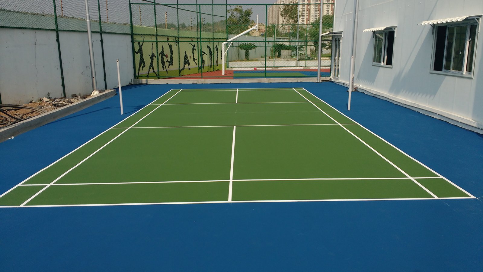 Blue Court Surface